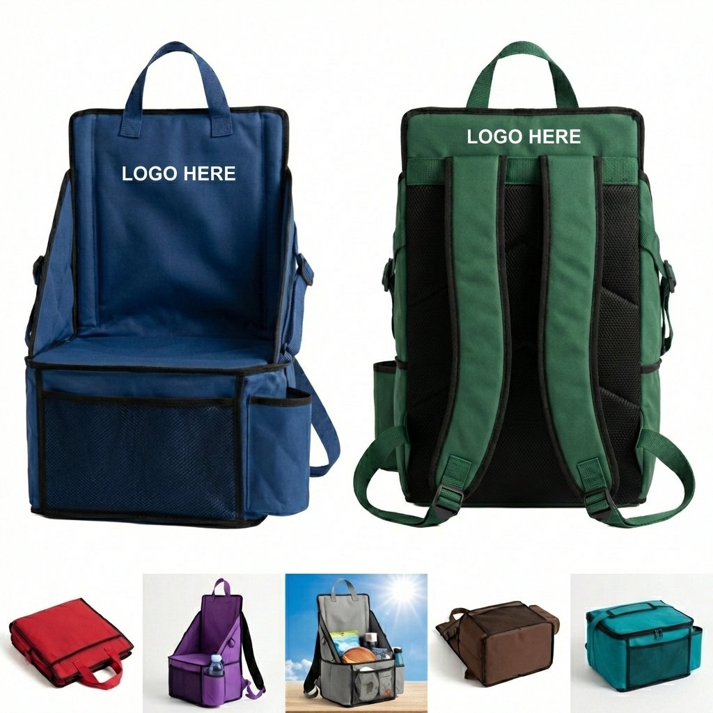 PortaPocket Stadium Cushion: Foldable Comfort with Carry Handle