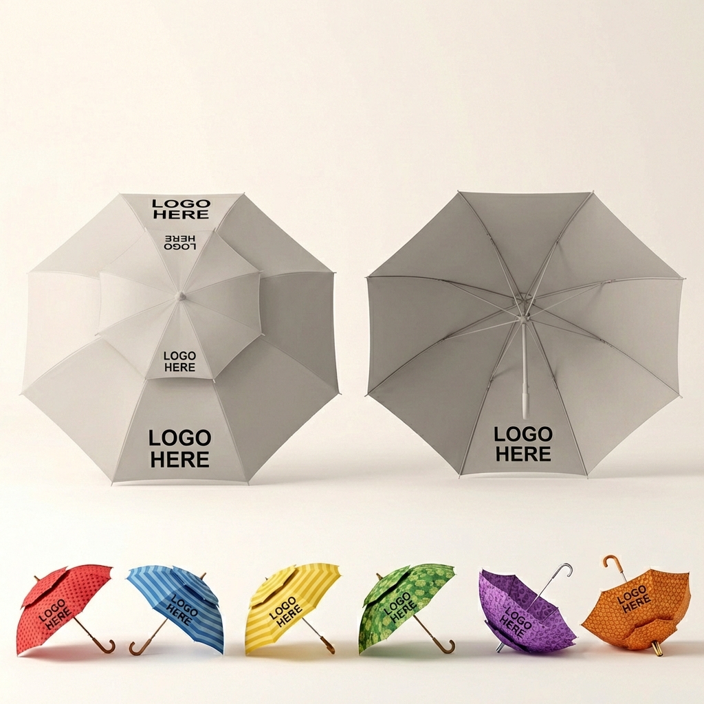 Compact Double-Layer Travel Umbrella