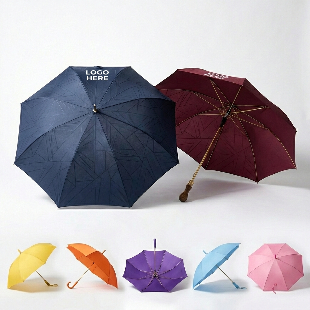 TitaniumGuard Classic 37" Long-Handle Umbrella