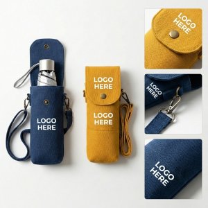 SleekShield Travel Umbrella with Carry Case Set