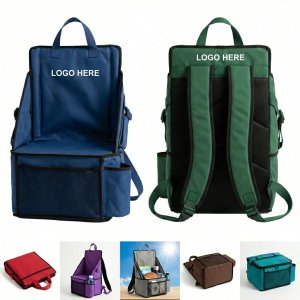 PortaPocket Stadium Cushion: Foldable Comfort with Carry Handle